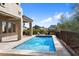 Relaxing pool area with views of the surrounding mountains and desert landscape at 13662 E Shaw Butte Dr, Scottsdale, AZ 85259