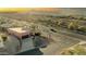 Aerial shot of a home and neighborhood with a desert landscape, street view at 15865 E Lost Hills Dr, Fountain Hills, AZ 85268