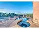 Private pool and spa with unobstructed views of the surrounding landscape at 15865 E Lost Hills Dr, Fountain Hills, AZ 85268