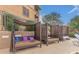 Relaxing cabanas by the pool offering a shaded retreat with comfortable seating and privacy at 19777 N 76Th St # 2150, Scottsdale, AZ 85255