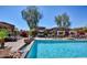 Inviting community pool with lounge areas and lush landscaping for a relaxing atmosphere at 19777 N 76Th St # 2150, Scottsdale, AZ 85255