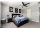 Inviting bedroom with a comfortable bed, stylish decor, and plenty of space at 25318 N 19Th Dr, Phoenix, AZ 85085
