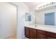 Bathroom with dual sinks and tile flooring at 35005 N 30Th Dr, Phoenix, AZ 85086