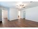 Spacious bedroom featuring wood floors and neutral paint at 35005 N 30Th Dr, Phoenix, AZ 85086