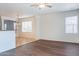 Open living area with hardwood flooring, neutral walls, and natural light at 35005 N 30Th Dr, Phoenix, AZ 85086