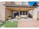 This virtually staged patio features stylish outdoor furniture, enhancing the inviting outdoor living space at 35005 N 30Th Dr, Phoenix, AZ 85086
