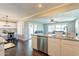 Kitchen with granite countertops and stainless steel appliances at 6414 W Monterey Pl, Chandler, AZ 85226