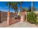 Outdoor grill featuring a stainless steel grill nestled in a brick enclosure, perfect for entertaining in the backyard at 6456 E Orion St, Mesa, AZ 85215