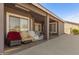 Spacious covered patio perfect for entertaining or relaxing, with comfortable seating at 6456 E Orion St, Mesa, AZ 85215