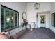Welcoming entryway with a bench, decoratives and brick pavers offering an inviting entrance at 8541 N Farview Dr, Scottsdale, AZ 85258
