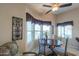 Cozy breakfast nook featuring bright natural light and seating for four at 918 E Lincolnwood Cir, Casa Grande, AZ 85194