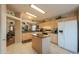 Bright kitchen features an island, stainless steel appliances, and lots of counter space at 918 E Lincolnwood Cir, Casa Grande, AZ 85194