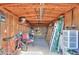 Spacious shed interior with shelving, work bench, and storage for all your tools and projects at 918 E Lincolnwood Cir, Casa Grande, AZ 85194