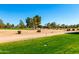 Scenic view of a grassy area with trees, bushes, and an open landscape at 25261 S Berry Brook Dr, Sun Lakes, AZ 85248