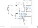Detailed floor plan of home with layout of rooms and dimensions at 3138 W Ravina Ln, Anthem, AZ 85086