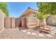 Charming courtyard featuring decorative rock, stepping stones, and a tranquil seating area at 41229 N Belfair Way, Anthem, AZ 85086
