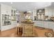 Gourmet kitchen with stainless steel appliances and custom island at 4726 E Sierra Vista Dr, Paradise Valley, AZ 85253