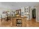 A functional kitchen boasts an island and a dining area perfect for casual and formal gatherings at 4726 E Sierra Vista Dr, Paradise Valley, AZ 85253