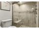 Step into a luxurious tiled shower, with a built-in seat in this updated bathroom at 4850 E Desert Cove Ave # 227, Scottsdale, AZ 85254