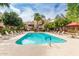 Sparkling swimming pool surrounded by lounge chairs, offering a refreshing escape at 4850 E Desert Cove Ave # 227, Scottsdale, AZ 85254