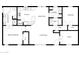 Floor plan that highlights the layout of the property's bedrooms, bathrooms, and kitchen at 53040 W Whirly Bird Rd, Maricopa, AZ 85139