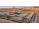 Aerial view showcasing new homes and construction in the community at 6859 N 190Th Dr, Waddell, AZ 85355