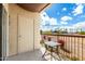Outdoor patio seating offers beautiful desert views at 7101 W Beardsley Rd # 722, Glendale, AZ 85308