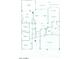 Detailed floor plan featuring kitchen, living room, bedrooms, covered patio and a 3 car garage at 721 W Cherrywood Dr, Chandler, AZ 85248