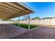 Spacious covered patio and backyard with artificial turf and low maintenance landscaping at 1322 S Oracle --, Mesa, AZ 85204