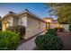 Charming front entrance highlighting the desert landscaping and walkway to the home at 13434 W El Sueno Ct, Sun City West, AZ 85375