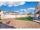 Beautiful backyard featuring artificial turf, a gazebo, and gravel landscaping, providing a serene outdoor space at 16918 W Statler St, Surprise, AZ 85388