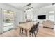 Open dining area with sliding glass doors to the outdoor space at 17473 N 167Th Dr, Surprise, AZ 85374
