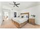Serene main bedroom featuring neutral tones, a comfortable bed, and ample storage space at 17473 N 167Th Dr, Surprise, AZ 85374
