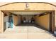 Spacious garage with ample storage cabinets and well-lit interior at 19427 N 84Th Ave, Peoria, AZ 85382