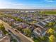Beautiful aerial view of a well-planned community with lush landscaping and spacious single-Gathering homes in a desirable location at 2134 E Honeysuckle Pl, Chandler, AZ 85286