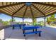 Community gazebo with picnic tables offers a shady gathering place at 28933 N Saddle Way, San Tan Valley, AZ 85143
