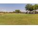 Scenic view of the well-manicured golf course and desert landscape at 28933 N Saddle Way, San Tan Valley, AZ 85143