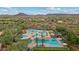 Aerial view of community pool, perfect for Gathering fun and relaxation at 31106 N 138Th Ave, Peoria, AZ 85383