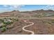 Aerial shot of a community walking trail surrounded by desert landscape at 31106 N 138Th Ave, Peoria, AZ 85383