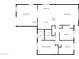 Detailed floor plan showcasing the layout with Gathering room, kitchen, bedrooms, living room and bathrooms at 4644 E Southern Ave, Phoenix, AZ 85042