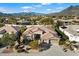 Spacious desert home showcasing mature xeriscaping and mountain views at 5892 E Evening Glow Dr, Scottsdale, AZ 85266