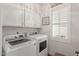 Well-lit laundry room equipped with modern appliances and ample storage space at 6576 W Lone Cactus Dr, Glendale, AZ 85308