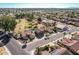 Lovely community aerial view showing mature landscaping, tile roofs, and community green spaces at 751 W Elgin St, Chandler, AZ 85225