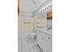 Well-lit bathroom with a combination tub and shower, modern vanity, and tile flooring at 7538 E Forge Ave, Mesa, AZ 85208