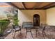 Inviting outdoor patio with comfortable seating, perfect for relaxing and enjoying the serene surroundings at 8306 N Merion Way, Paradise Valley, AZ 85253