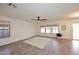 Spacious bonus room with tile flooring, neutral walls, and ample natural light at 1293 E Clifton Ave, Gilbert, AZ 85295