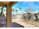 Spacious covered patio with brick flooring, ideal for entertaining or relaxing outdoors at 1293 E Clifton Ave, Gilbert, AZ 85295