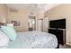 Another view of the comfortable main bedroom leading to the ensuite bathroom at 15221 N Clubgate Dr # 2012, Scottsdale, AZ 85254