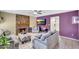 Comfortable living room features a fireplace and cozy seating arrangement at 15237 N 61St Dr, Glendale, AZ 85306