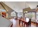 Inviting living and dining space with vaulted ceilings and lots of natural light at 15237 N 61St Dr, Glendale, AZ 85306